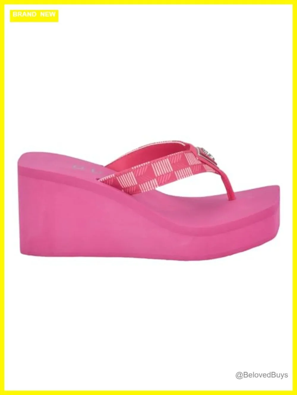 Platform Wedge Thong Sandal - Y2K Style